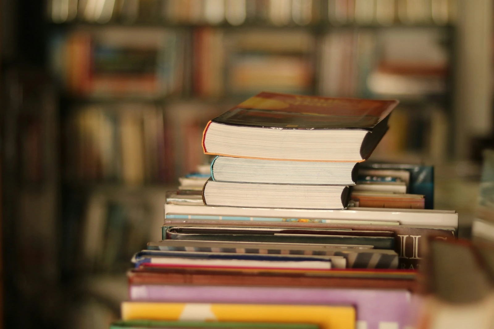 pila de libros